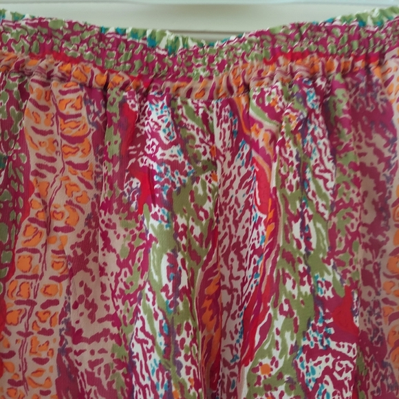 Coldwater Creek Colorful Palazzo Pants - Picture 6 of 6